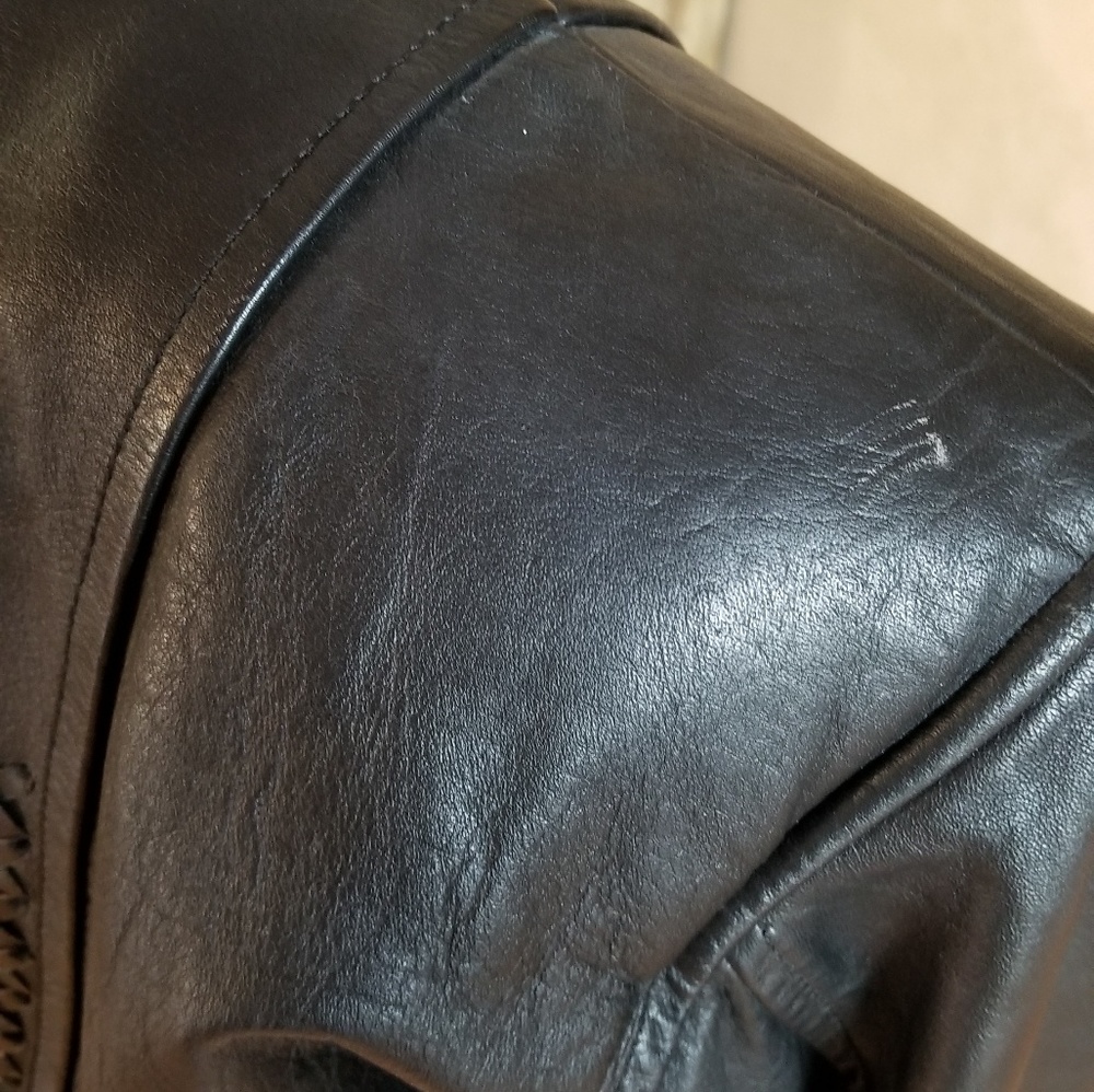 Vintage Force Leather Jacket Medium - image 6